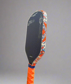 Custom Blue HONOLULU Pickleball Company Sword & Shield J2K+ - Rock n Skulls - Spinwave Pickleball Inc.