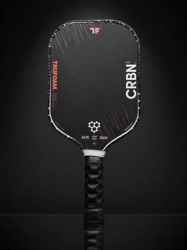 Custom CRBN Trufoam Barrage - Pickleball Paddle - Blackout - Spinwave Pickleball Inc.