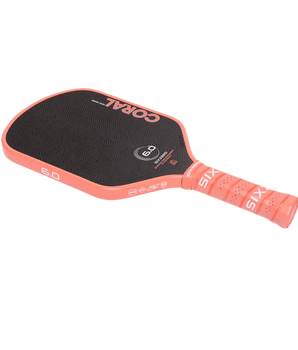 Six Zero Coral Hybrid Pickleball Paddle 16mm - Spinwave Pickleball Inc.
