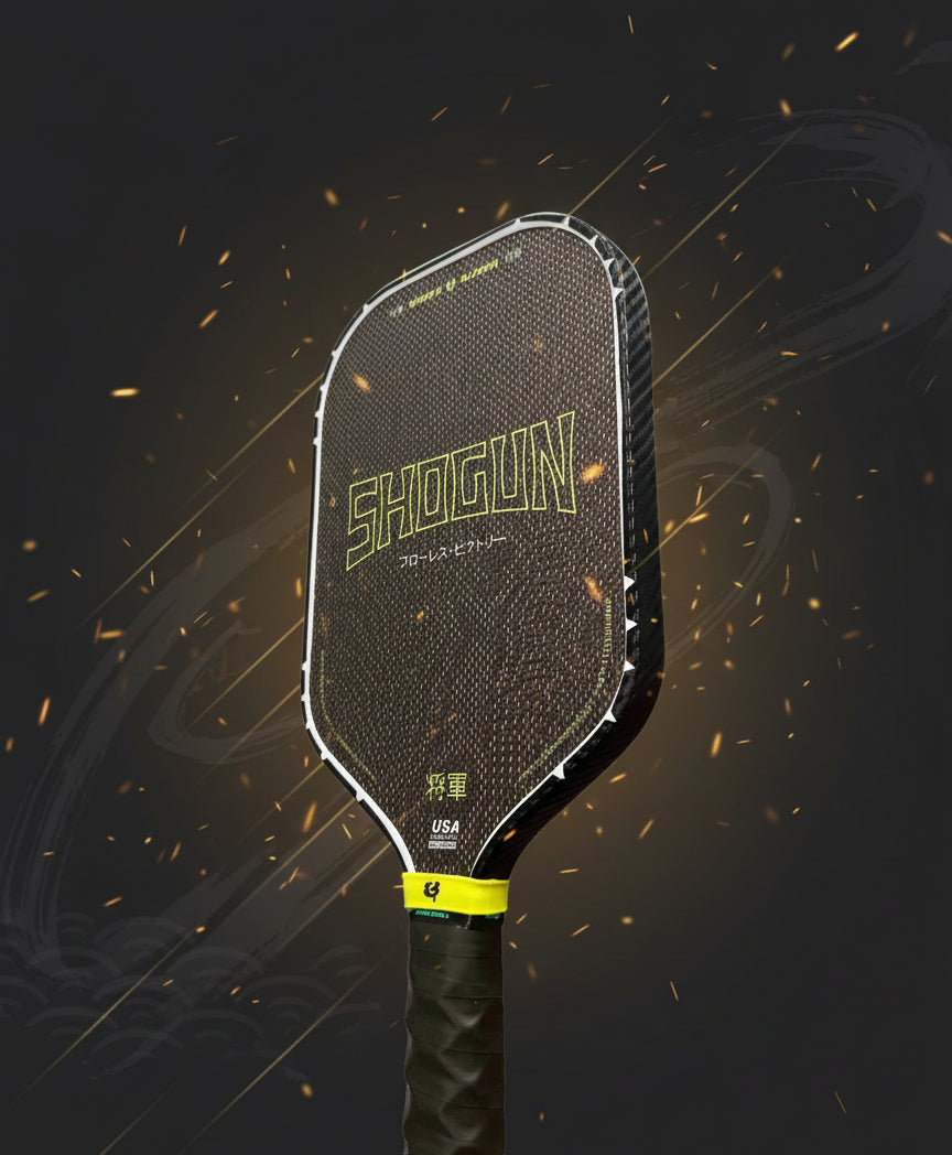 Custom Bread & Butter The Shogun 16mm Pickleball Paddle - Hesacore - The Dark Samurai - Spinwave Pickleball Inc.