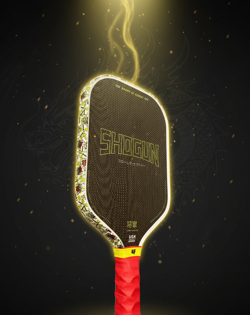 Custom Bread & Butter The Shogun 16mm Pickleball Paddle - The Last Dragon - Spinwave Pickleball Inc.