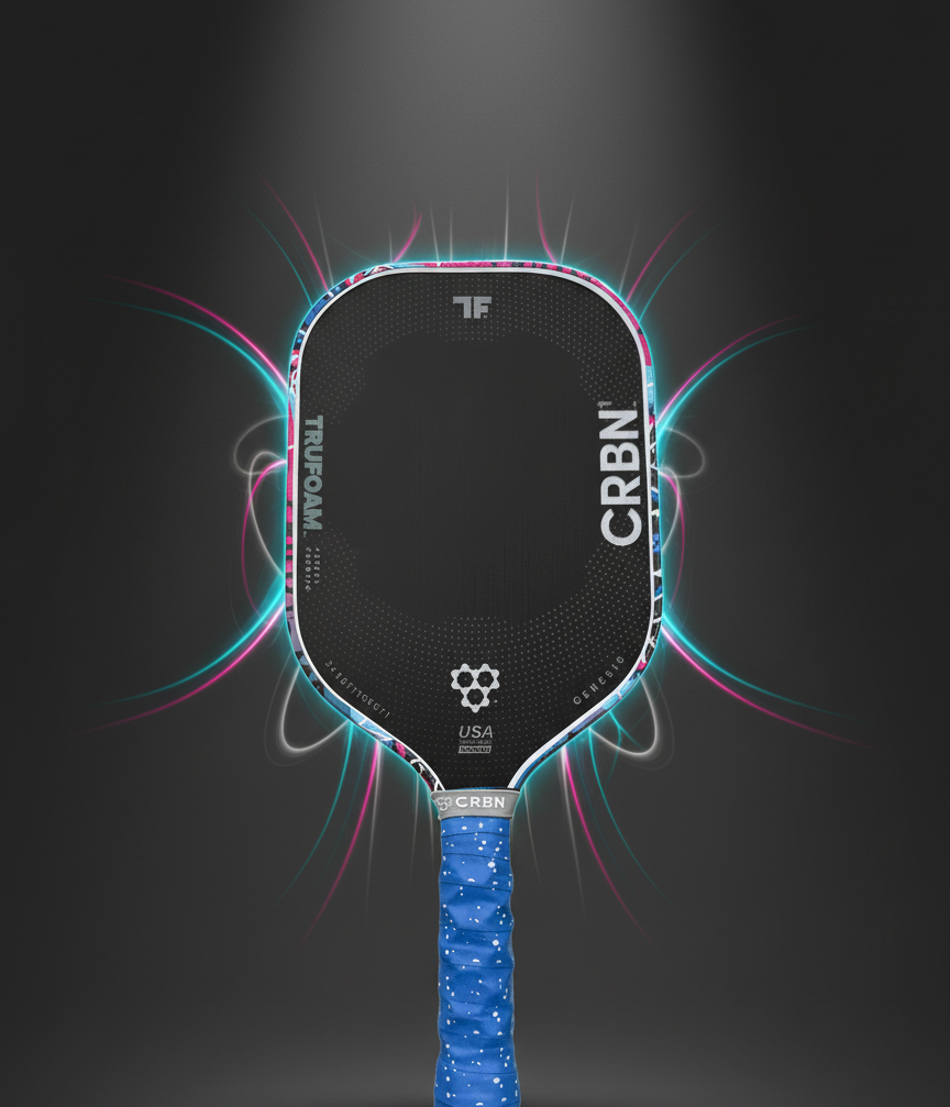Custom CRBN Genesis - Trufoam Pickleball Paddle - Hesacore Grip - Graffiti - Spinwave Pickleball Inc.