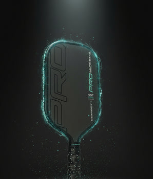 Custom GEARBOX Pro Ultimate Elongated 16mm - Pickleball Paddle - Hesacore Grip - Phantom Menace - Spinwave Pickleball Inc.