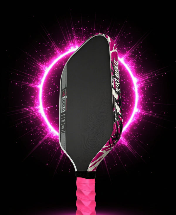 Custom Joola Tyson McGuffin Magnus Pro IV Pickleball Paddle - Hesacore Grip - Pink Drip - Spinwave Pickleball Inc.