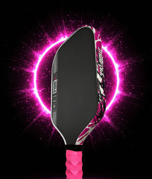 Custom Joola Tyson McGuffin Magnus Pro IV Pickleball Paddle - Hesacore Grip - Pink Drip - Spinwave Pickleball Inc.