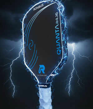 Custom RONBUS Quanta R4.16 Pickleball Paddle - Hesacore Grip - Electric - Spinwave Pickleball Inc.