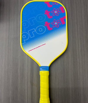 Proton Series One Type A Elongated 15mm Pickleball Paddle - Yellow - USED