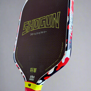 Custom Bread & Butter The Shogun 16mm Pickleball Paddle - Hesacore Grip - Red Camo