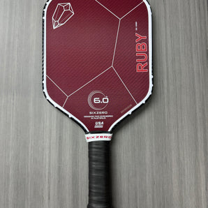 Six Zero Ruby Pickleball Paddle 14mm - USED - Mint Condition