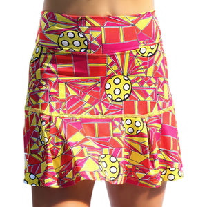 Pickleball Bella Angle Shot 1 Drop Pleat Skort