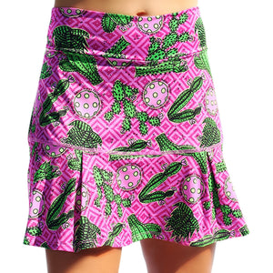 Pickleball Bella Cactus Makes Perfect 2 Drop Pleat Skort