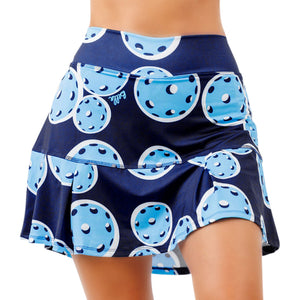 Pickleball Bella Double Bounce Drop Pleat Skort