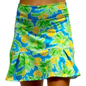 Pickleball Bella Palms 1 Drop Pleat Skort