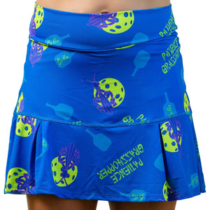 Pickleball Bella Patience Grasshopper Drop Pleat Skort