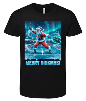 Spinwave Pickleball Tri - Blend “Merry Dinkmas” Youth Shirt – Limited Holiday Edition - Spinwave Pickleball Inc.