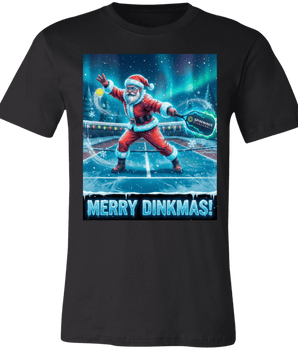 Spinwave Pickleball Tri - Blend “Merry Dinkmas” Shirt – Limited Holiday Edition - Spinwave Pickleball Inc.
