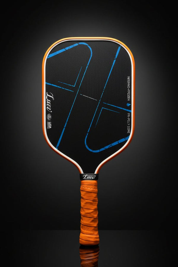 Custom Luzz Frozen Inferno Pro 4 Pickleball Paddle - MSG - Spinwave Pickleball Inc.