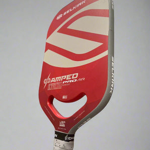 Custom SELKIRK Amped Pro Invikta Pickleball Paddle - Hesacore Grip - Crimson Storm