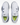 Diadem Court Burst Men's White/Black top-down view
