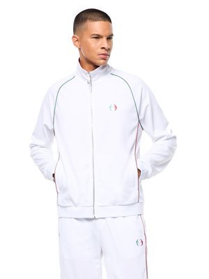Eredita Track Jacket-Brilliant White