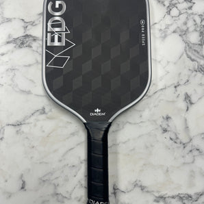 DIADEM Edge 18K  Speed Pro Pickleball Paddle 14 mm 8.0 oz Black Silver - USED