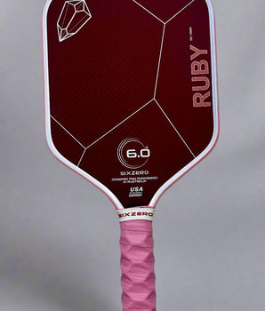 Custom Six Zero Ruby Pickleball Paddle - Hesacore Grip - Miss Piggy