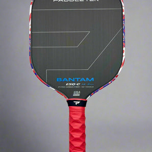 Custom Paddletek ESQ-C Pickleball Paddle - Hesacore Grip - Firecracker