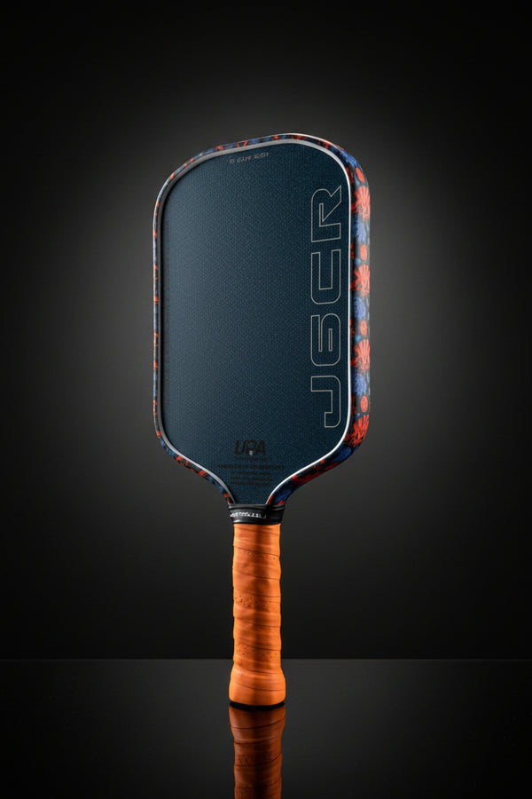 Custom HONOLULU Pickleball Sword & Shield J6CR Blue Crystal - Brunson Burner - Spinwave Pickleball Inc.