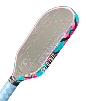 Custom Six Zero Double Black Diamond Control Pickleball Paddle - Wipeout