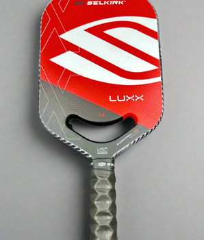 Custom Red SELKIRK Luxx Control Invikta Pickleball Paddle - Hesacore Grip