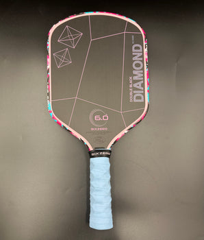 Custom Six Zero Double Black Diamond Control Pickleball Paddle - Wipeout