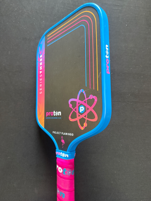 Proton Series Three Project Flamingo Widebody 13mm Pickleball Paddle — Spinwave Certified Pre-Owned (Excellent)