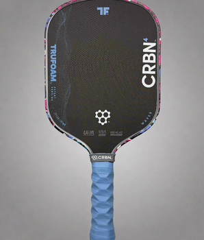 Custom CRBN Wave Genesis - Trufoam Waves Pickleball Paddle - Hesacore Grip - Graffiti