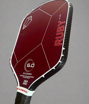 Custom Six Zero Ruby Pickleball Paddle - Blackout