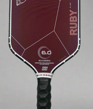 Custom Six Zero Ruby Pickleball Paddle - Blackout