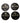 Slyce SpeedCoins Paddle Handle Weights — Black Edition - Spinwave Pickleball Inc.