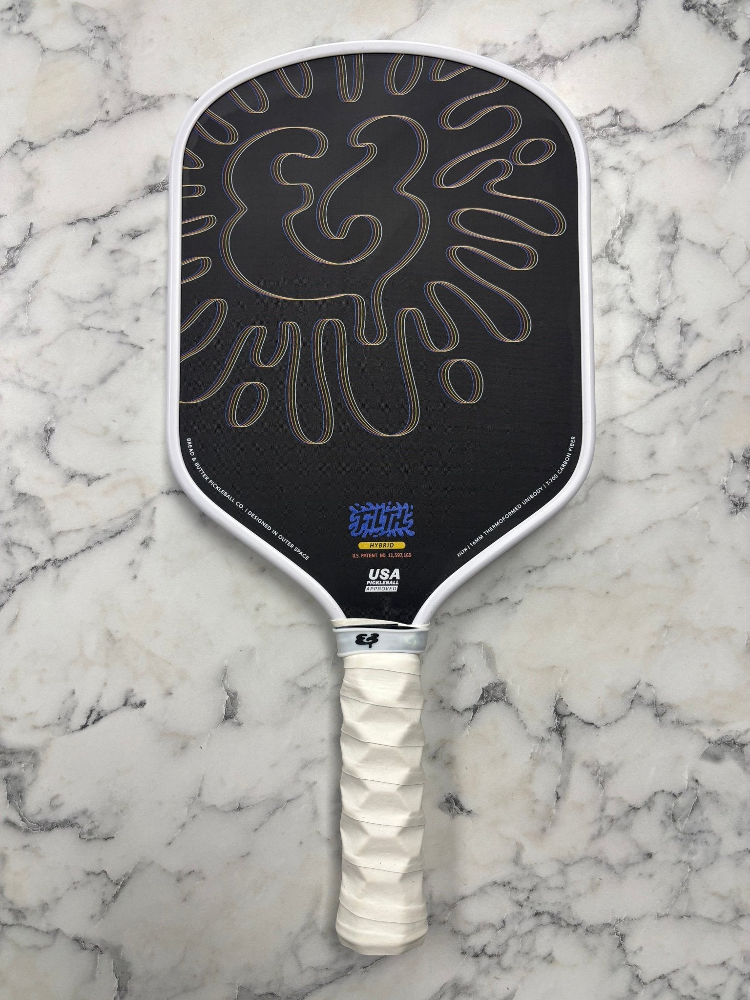 Bread & Butter Filth Hybrid Pickleball Paddle — Spinwave Certified