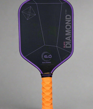 Custom Six Zero Black Diamond Power Pickleball Paddle - Hesacore Grip - Rising Phoenix