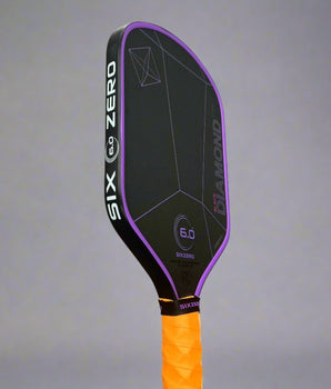 Custom Six Zero Black Diamond Power Pickleball Paddle - Hesacore Grip - Rising Phoenix