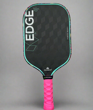 Custom Spinwave Pickleball x DIADEM Edge 18K Power Pickleball Paddle 16 mm - Tropical Wave