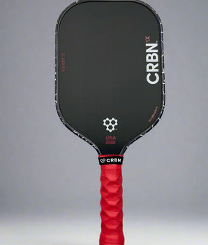 Custom CRBN 1X Power Pickleball Paddle - Hesacore Grip - White Noise