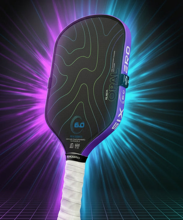 Custom Six Zero Black Opal Pickleball Paddle - The Ultimate Weapon - Spinwave Pickleball Inc.