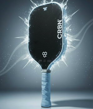 Custom CRBN Wave Genesis - Trufoam Waves Pickleball Paddle - Hesacore Grip - Frozen Wave
