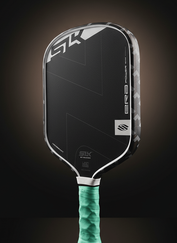 Custom SLK ERA Power 16mm Pickleball Paddle - Hesacore Grip - Icy Wave - Spinwave Pickleball Inc.
