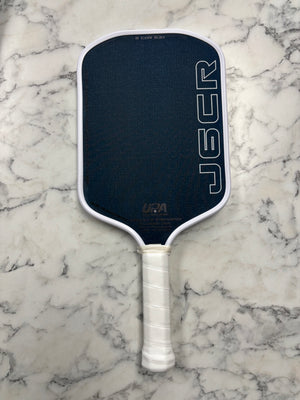 Honolulu Pickleball Company J6CR Blue Grit Pickleball Paddle — Spinwave Certified Pre-Owned (Mint)