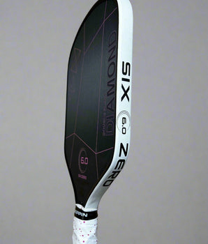 Custom Six Zero Double Black Diamond 16mm Pickleball Paddle - Hesacore Grip - Sakura