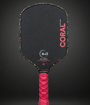 Six Zero Pickleball Paddles | Coral Hybrid & More | Spinwave