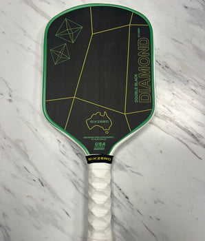 Six Zero Double Black Diamond Limited Edition Pickleball Paddle 16mm - Australia - USED - Spinwave Pickleball Inc.