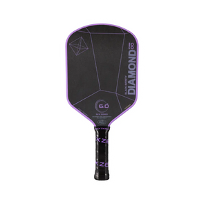 Six Zero Infinity Edgeless Black Diamond Amethyst Power 16mm Pickleball Paddle