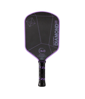 Six Zero Infinity Edgeless Black Diamond Amethyst Power 16mm Pickleball Paddle